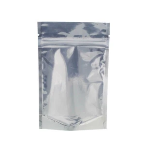 9cm x 14cm Clear Aluminium Stand Up Retail Bags Zip Lock Pouches Pouch Packaging - Picture 1 of 11