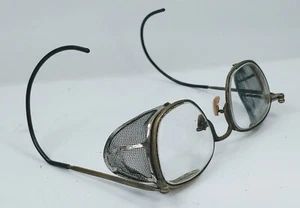 VINTAGE early 1900's AMERICAN OPTICAL USA SAFTEY GLASSES 46 issues steampunk - Picture 1 of 9
