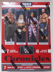 Panini WWE 2022 Chronicles Hobby Trading Cards Collection Blaster Box (6 packs)