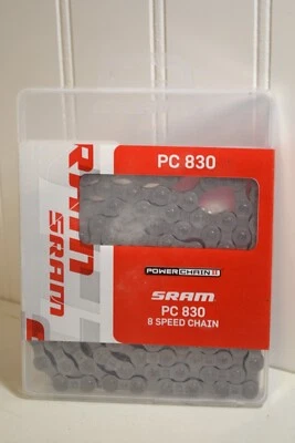 CADENA SRAM 8 VELOCIDADES PC 830 CADENA 1/2"X 3/32" Foto 1 de 2