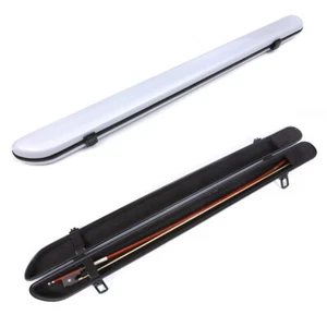4/4 size Violin Viola Bow Case Carbon Fiber Box 2pcs holders Light White color - Bild 1 von 8