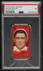 1911 T205 Sweet Caporal Red Back Dave Shean David Shean PSA 1