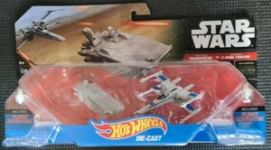 HOTWHEELS Diecast Star Wars Starships 2016 - TRANSPORTER & X-WING FIGHTER - Picture 1 of 3