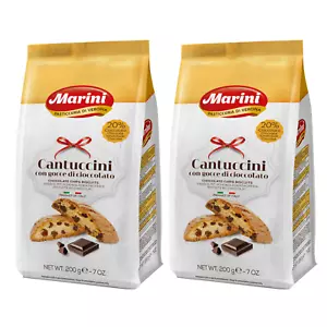 Cantuccini Marini con gocce di cioccolato (200 g / 7 oz) confezione da 2 - Foto 1 di 2