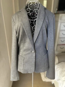 CYNTHIA ROWLEY - Grey Smart Business Work Jacket S 8-10 - Picture 1 of 9