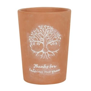 Tree of Life Terracotta Plant Pot - Picture 1 of 1