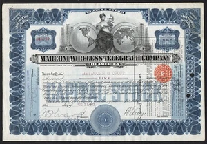 1913 New Jersey: Marconi Wireless Telegraph Company of America - Bild 1 von 3