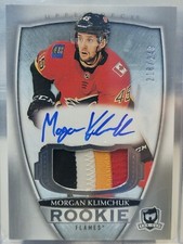 2018-19 UD The Cup Hockey RC Rookie Patch Auto Morgan Klimchuk 218/249!