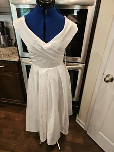Ts Madison White Traditional Dress/wedding Dress Ball Gown Small - Picture 1 of 13