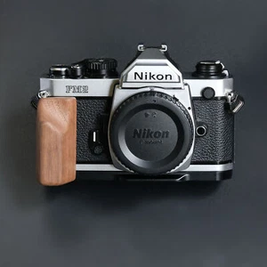 Camera Grip Solid Wood Handle L Plate Quick Install Plate Suitable for Nikon FM2 - Picture 1 of 28