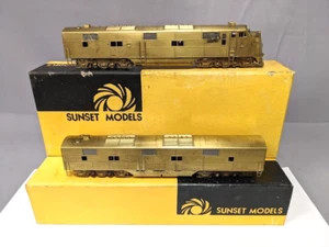 Sunset Models Prestige Series H.O. Diesel EMD E7 de latón con alimentación A-B que no funciona - Imagen 1 de 10