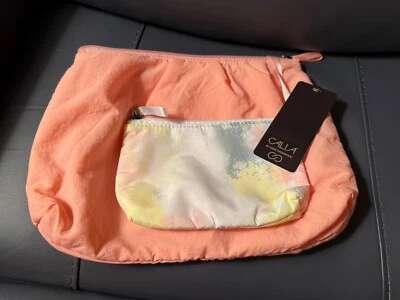 Calia by Carrie Underwood Travel Pouch Set Zipper Sugar Rose w/ Tie Dye Women's  - Image 1 of 4