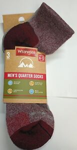 Wrangler Men's Quarter Socks Fits Most 6-12 3Pk.