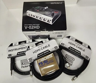 Roland V-02HD-PAC1 Video Mixer Bundle (B-Stock/Original Box) - Image 1 of 3