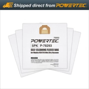 Bolsa de filtro polar POWERTEC 12 galones - Extractor de polvo al vacío Makita VC4710 75052 - Imagen 1 de 6