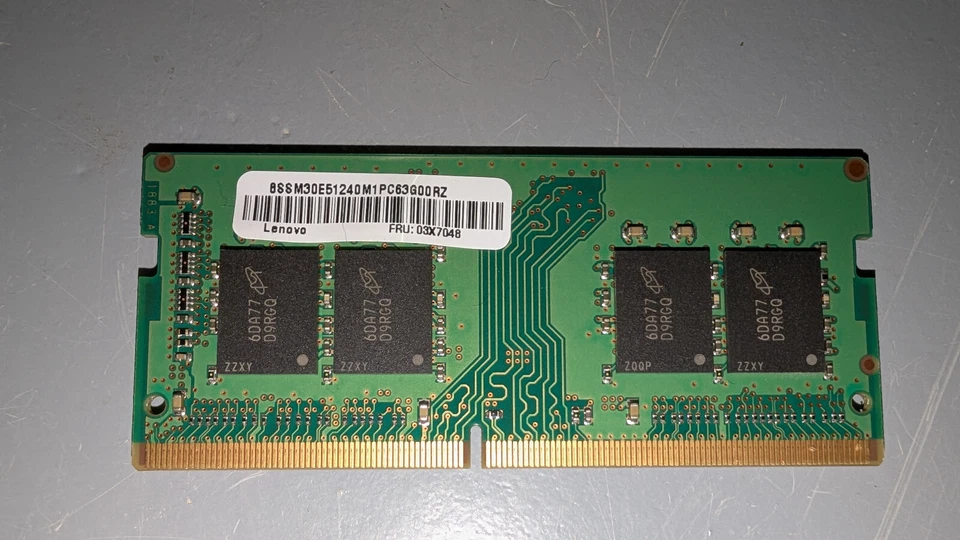 Lenovo 4GB (4 GB) DDR4 SoDIMM - 2133MHz  FRU: 03X7048 Arbeitsspeicher Notebook - Bild 1 von 1