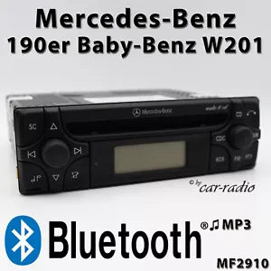 Mercedes 190er Radio Audio 10 CD MF2910 MP3 Bluetooth Baby-Benz W201 Autoradio - Bild 1 von 9