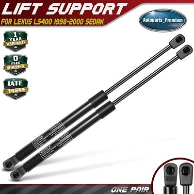 2x Front Hood Lift Supports Shocks Struts for Lexus LS400 1998-2000 Sedan 4-Door - Image 1 of 4