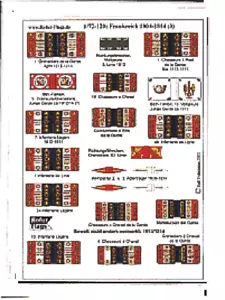 BANDIERE X SOLDATINI 1/72 - FLAGS 120: France 1804-1814-15 (3) regimental flag - Imagen 1 de 1