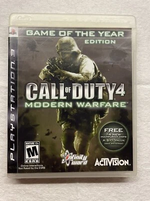 Call of Duty 4 Modern Warfare Playstation 3 PS3 With Manual. Tested - Image 1 of 4