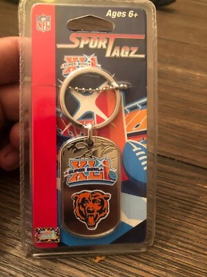 Chaveiro Super Bowl XLI Dog Tag Colts Vs Bears Sport Tagz Bears Tag - Imagem 1 de 2
