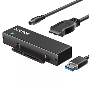 Unitek USB 3.0 to SATA III Hard Drive Adapter External Kit USA A - Picture 1 of 7
