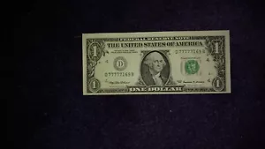 F-1924 D Series 1999 FRN of Cleveland Ohio Uncirculated Crisp Five Seven. - Picture 1 of 4
