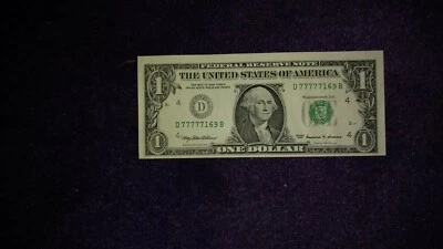 F-1924 D Series 1999 FRN of Cleveland Ohio  Uncirculated Crisp Five Seven. - Image 1 of 4