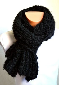 Hand knitted men's alpaca - wool scarve - Picture 1 of 4