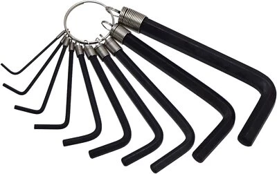 GISUKE Hex Wrench With Ring 10-piece Set 1.5/2/2.5/3/4/5/5.5/6/8/10mm - Image 1 of 4