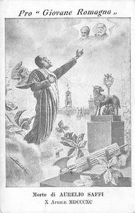 3983) FORLI' PRO "GIOVANE ROMAGNA" MORTE DI AURELIO SAFFI. - Picture 1 of 1