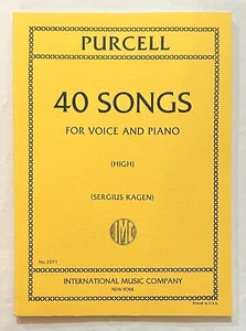 Purcell, 40 Songs for Voice and Piano (High), No. 2071 - Picture 1 of 1