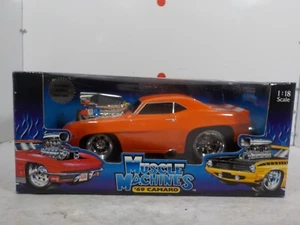 Chevy fundido a presión naranja N A623 Muscle Machines 69 Camaro escala 1:18 - Imagen 1 de 10
