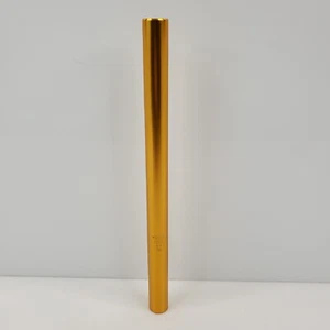 Rare Vintage 1983 SR Sakae BMX Racing Flutted Seatpost 22.2 12" Gold Japan NOS - Picture 1 of 8