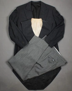 CIFONELLI Bespoke 3 pcs morning dress suit size ~50 / M / Medium formal ceremony - Imagen 1 de 24
