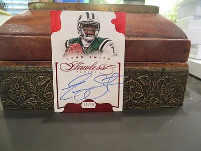 Panini Flawless  Ruby On Card Autograph Jets  Geno Smith   03/15  2014 - Image 1 of 3