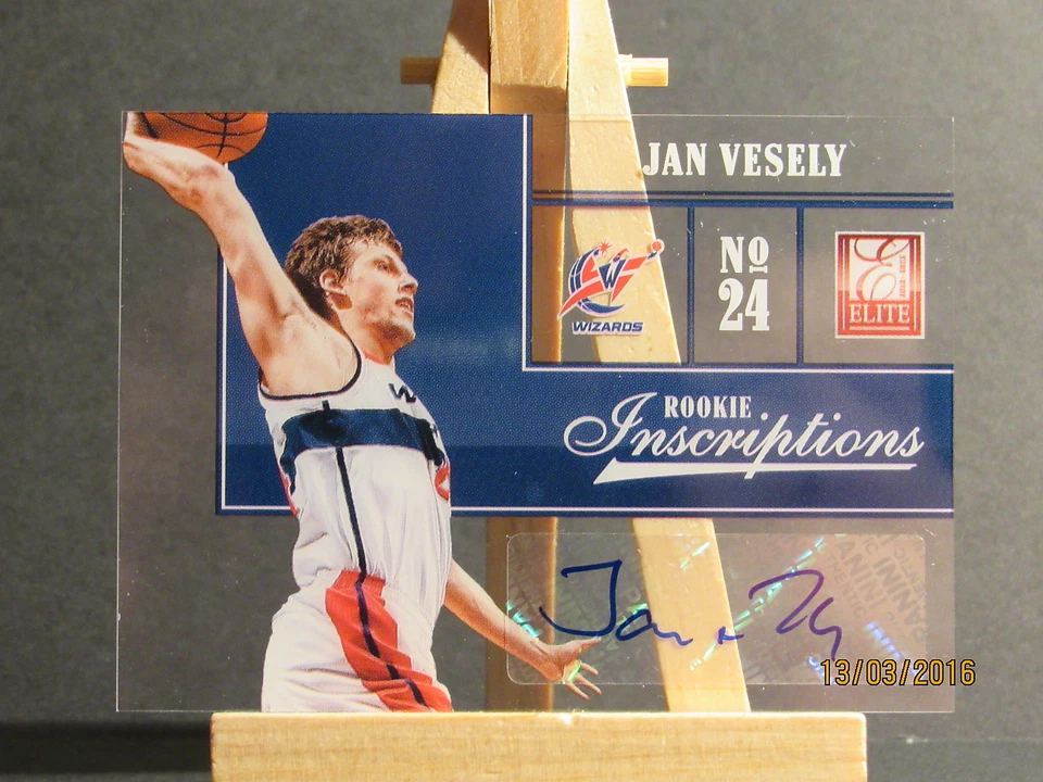 2012-13 Elite Rookie Inscriptions #47 Jan Vesely JMC - Image 1 of 1