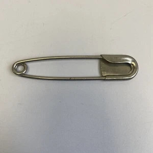 Scovill Vintage Large Safety Pin Key Tag Laundry 5” - Picture 1 of 6