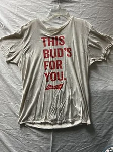 Budweiser Aerosmith Graphic Shirt This Bud's For You - Picture 1 of 6