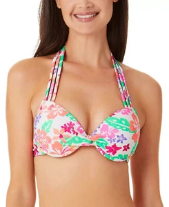 California Waves Women's Juniors Hawaii Sunsets Strap Multi Swim Bikini Top L - Picture 1 of 8