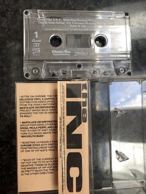 Masta Ace Inc. ADVANCED PROMO "Sittin On Chrome" Cassette & Sticker Postcard - Image 1 of 4