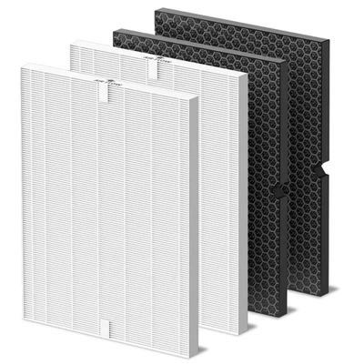 RUNTOP True HEPA Filter H Replacement For Winix 116130 Air Purifier 5500-2 AM80, 2 Set