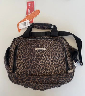 Rockland Travel Luggage Leopard Print Carry On Bag - Image 1 of 4