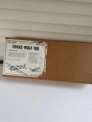 FOCKE-WULF 190 SHORT KIT BY WING MANUFACTURING 55" Wing Span FOAM "Easy-Build" - Image 1 of 4