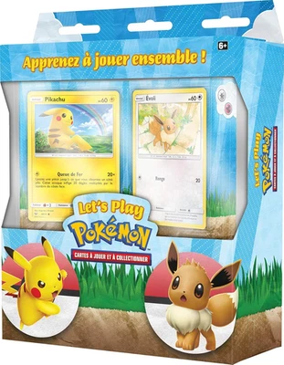 Let'S Play Decks Pikachu Ed Evoli TCG (2 Mazzi Pronti All'Uso Con 60 Carte Con A - Immagine 1 di 4
