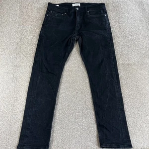 Calvin Klein Jeans Herren 34x30 Schwarz Regular Straight Fit Stretch Freizeithose - Bild 1 von 11