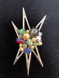 Top Zustand EMMONS Vintage Brosche Space Mid Century 50er CJC J-17 - Bild 1 von 2