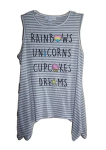 Side of Fries Size L Girl's Asymmetrical Hem Tank Top - Picture 1 of 3