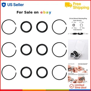 Impact Wrench Socket Retainer Rings 3/4 Inch Iron Rubber Sets Drive Head - Picture 1 of 7
