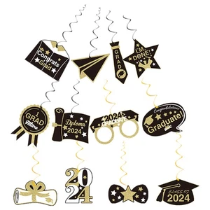 12 Pcs Bride Grad Party Decoration Graduation Hanging Decorations - Picture 1 of 12